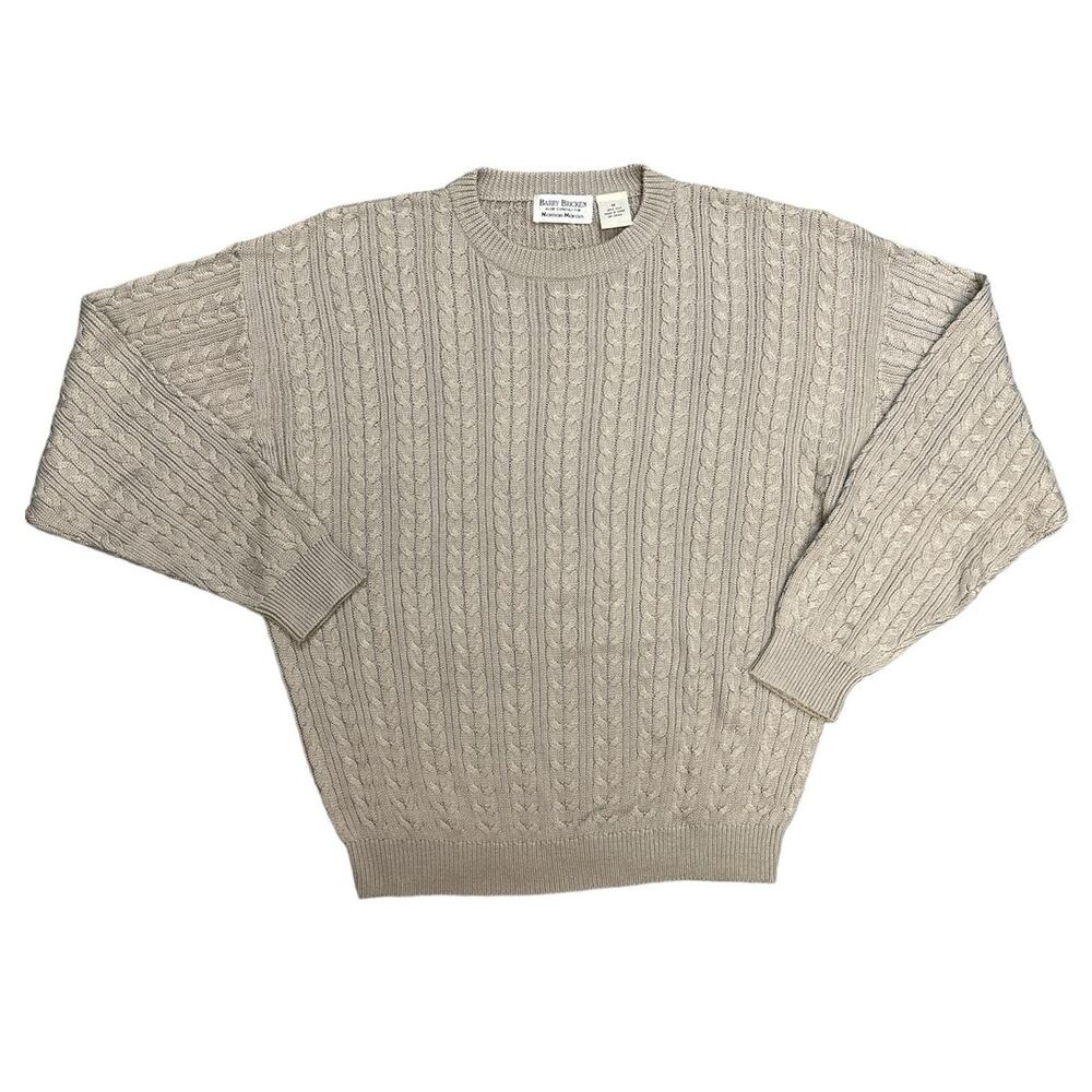 Women's Cable Knit Sweater - Beige